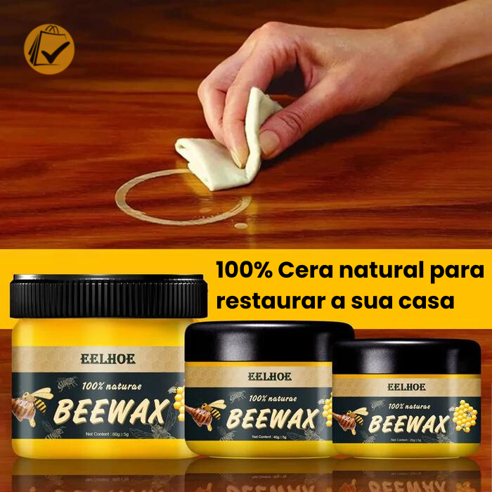 BeeWax - Cera de Mel para Polimento de Madeiras e Combate de Cupins