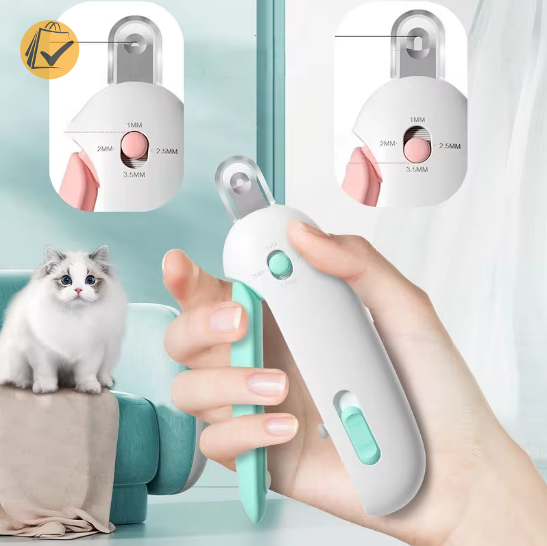 ClipSafe Pet - Corta-Unhas Pro para Pets