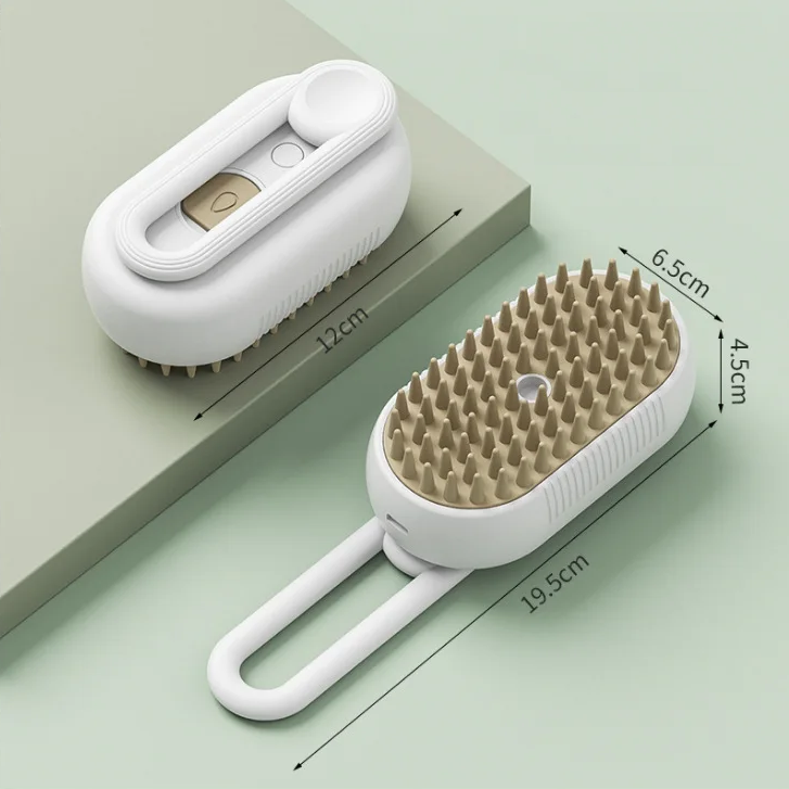 SteamBrush - Escova a vapor para cão e gato 3 em 1