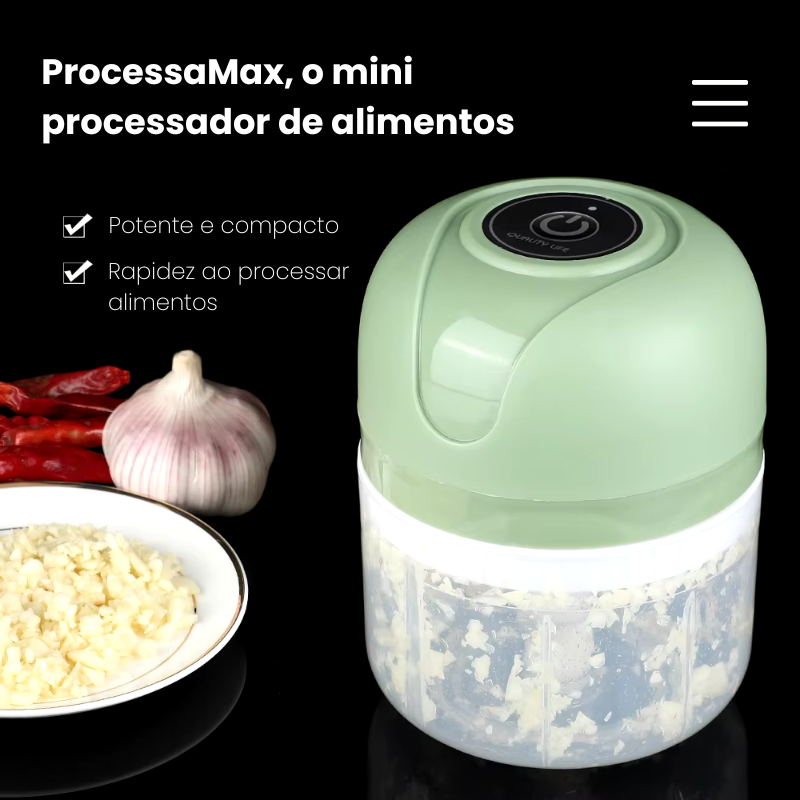 ProcessaMax - Mini Processador Elétrico